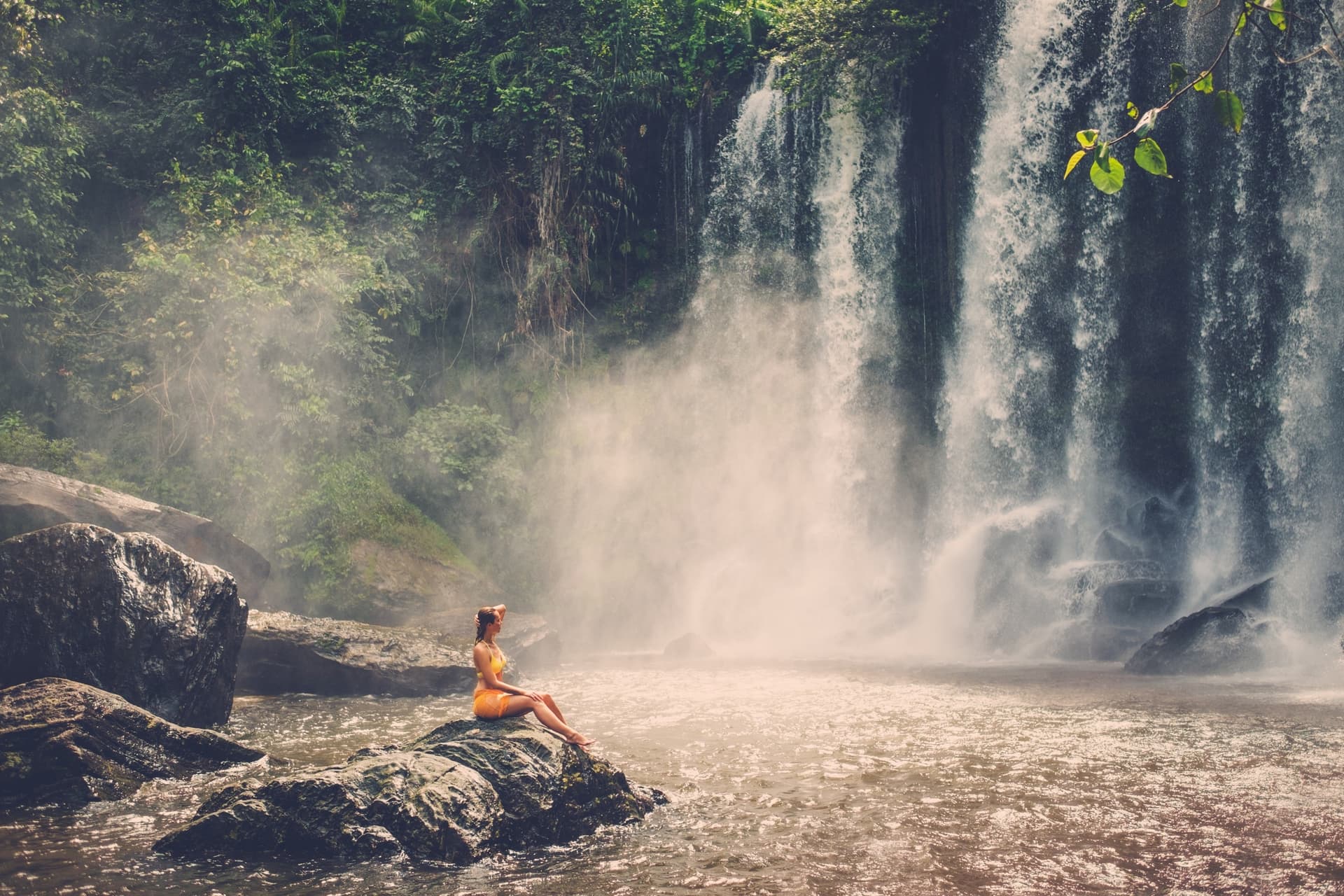 Der Berg Phnom Kulen